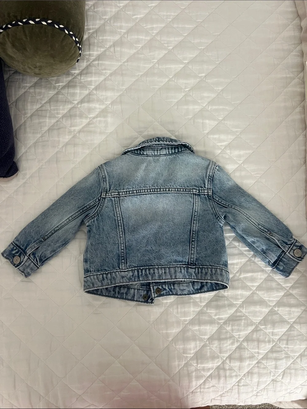 GAP Kids Blue Denim Jacket with Heart Pockets